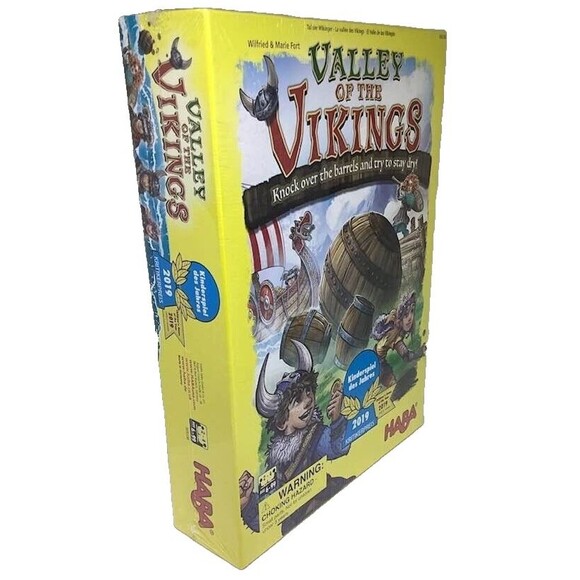 Valley of the Vikings Knock Over Barrels Try Stay Dry Game Kids Family Fun NEW - Picture 2 of 5